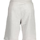 Gray Cotton Men Bermuda