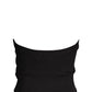 Black Cotton Women Sleeveless Top