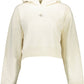 White Cotton Women Sweater