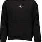 Black Cotton Men Sweater