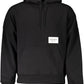 Black Cotton Men Sweatshirt