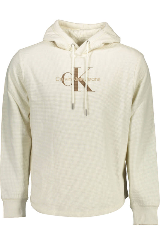 White Cotton Men Sweater