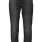Black Cotton Men Jeans