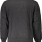 Black Cotton Men Sweater