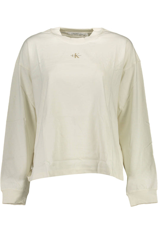 White Cotton Women T-Shirt