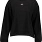 Black Cotton Women T-Shirt