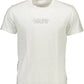 White Cotton Men T-Shirt