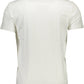 White Cotton Men T-Shirt