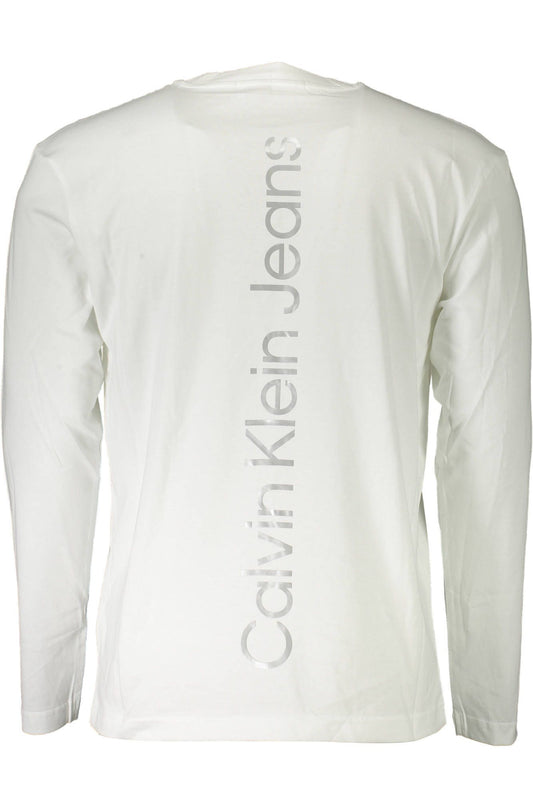 White Cotton Men T-Shirt