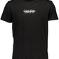 Black Cotton Men T-Shirt