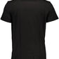 Black Cotton Men T-Shirt