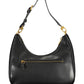 Black Polyurethane Women Handbag