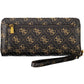 Brown Polyurethane Women Wallet
