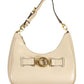 Beige Polyurethane Women Handbag