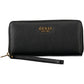 Black Polyurethane Women Wallet
