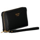Black Polyurethane Women Wallet