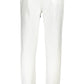 White Cotton Men Sports Pants