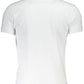White Cotton Men Polo Shirt