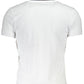 White Cotton Men Polo Shirt