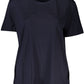 Blue Lyocell Women Top