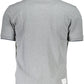 Gray Cotton Men Polo