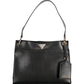 Black Polyethylene Women Handbag