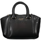 Black Polyethylene Women Handbag