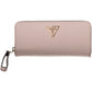 Pink Polyurethane Women Wallet