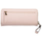 Pink Polyurethane Women Wallet