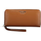Brown Polyurethane Women Wallet