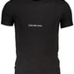 Black Cotton Men T-Shirt