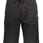 Black Cotton Men Bermuda