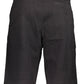 Black Cotton Men Bermuda