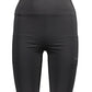 Black Polyester Women Short