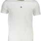 White Cotton Men T-Shirt