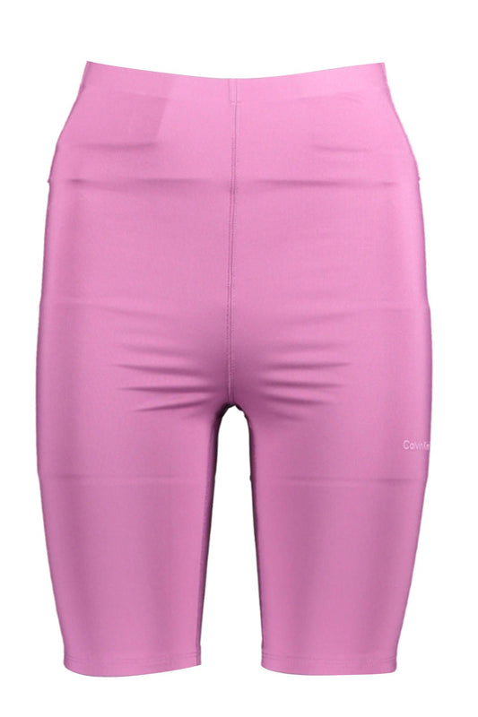Purple Polyester Women Short