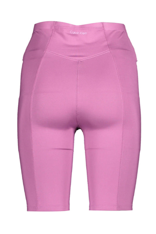 Purple Polyester Women Short