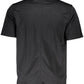 Black Polyester Men T-Shirt