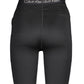 Black Polyester Women Short