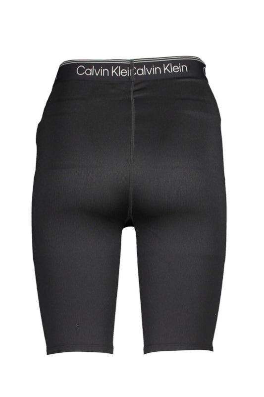 Black Polyester Women Short