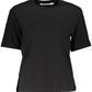 Black Elastane Women Top