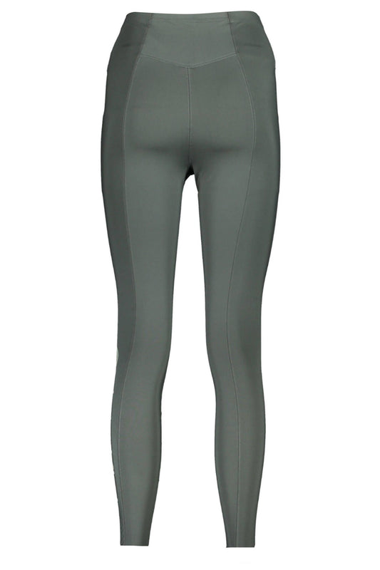 Green Polyester Women Legging