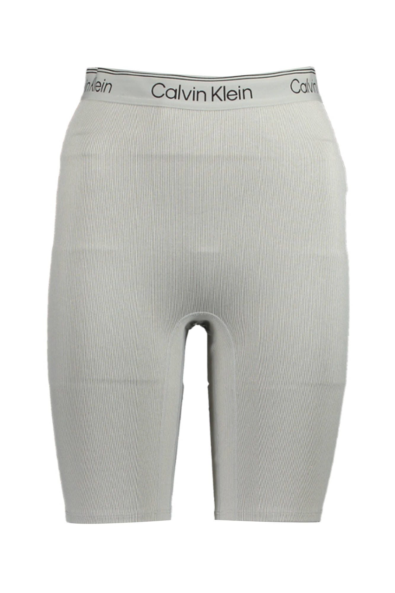 Gray Polyester Women Short