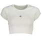 White Lyocell Women T-Shirt
