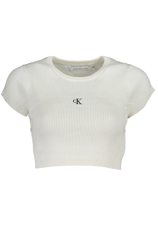White Lyocell Women T-Shirt