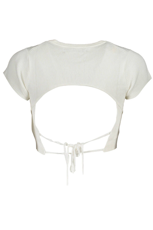 White Lyocell Women T-Shirt