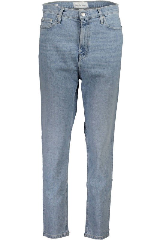 Light Blue Cotton Women Jeans