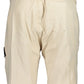 Beige Cotton Men Shorts