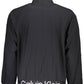 Black Polyester Men Sweatshirt