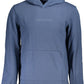 Blue Cotton Men Sweater